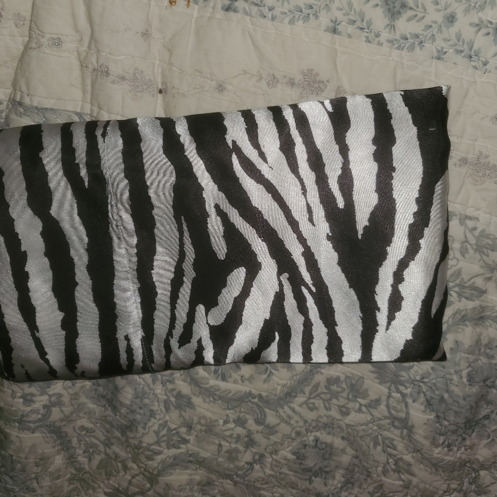 Satin zebra Queen sheet